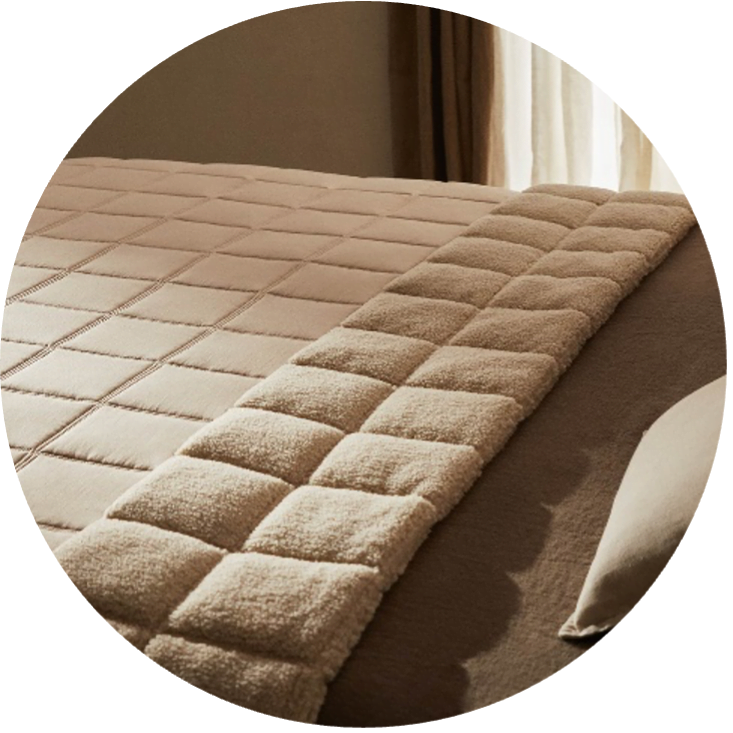 Zara Home – Reversible Checked Quilt: £129.99