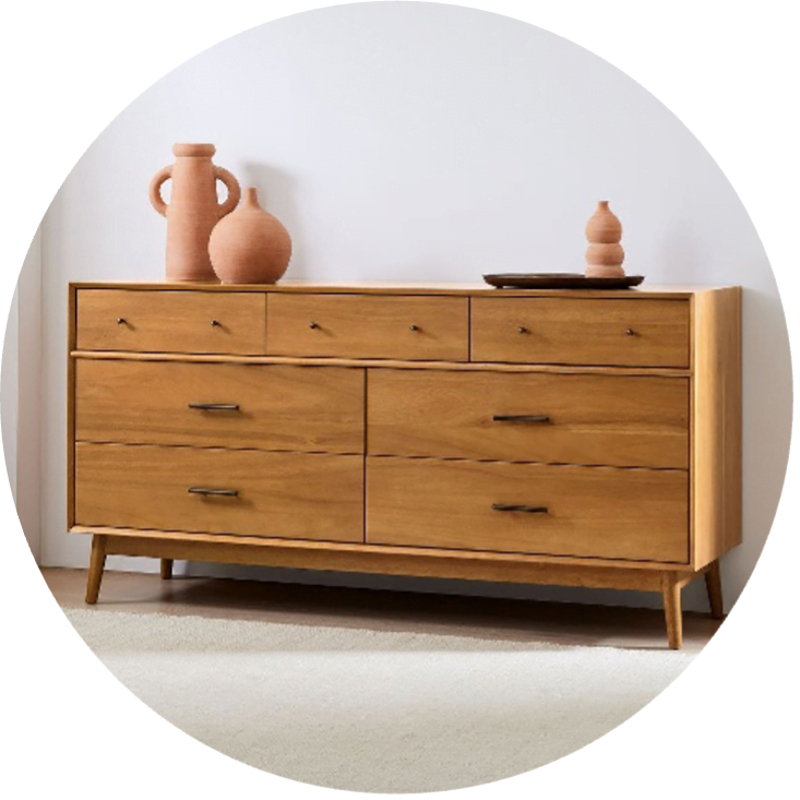 West Elm - Mid-Century 7-Drawer Dresser: £1,599.00