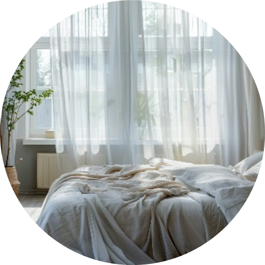 Swap Heavy Curtains for Lighter Options: