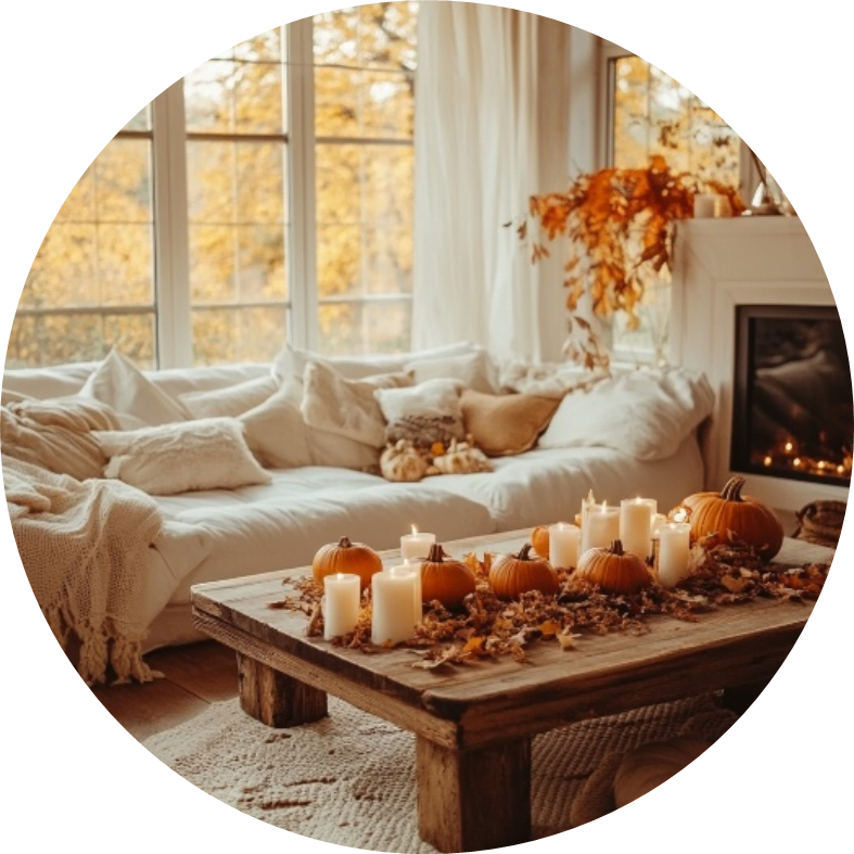 Decorate with Autumn Foliage