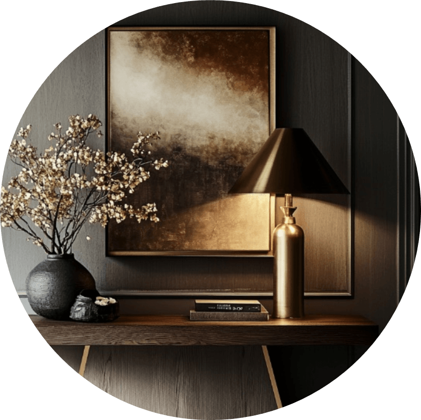 Use Metallics for Contrast